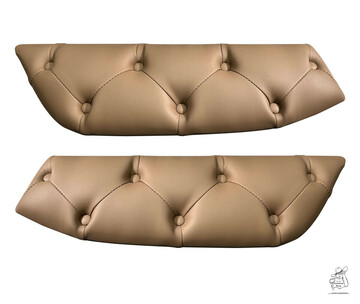 T�rverkleidung mit Kn�pfe aus Kunstleder passend f�r DAF XG & XG+ (Paar)