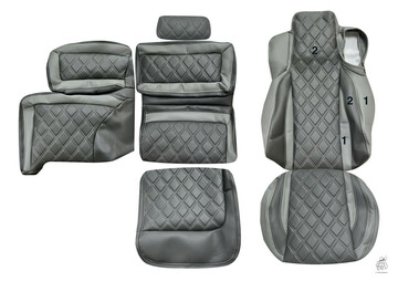 Sitzbez�ge passend f�r Actros MP5 Beifahrer Relaxecke ab Bj. 22/23 Anfertigung nach Wunsch