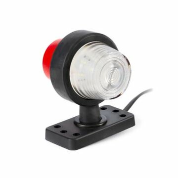 Pendelleuchte "Retro Style" rot/wei� kurz