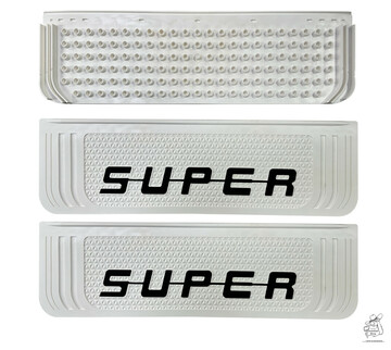 Schmutzf�nger (Paar) 64x19cm "SUPER"