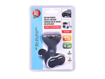 AR Ladeger�t 2xUSB-A + 2xUSB-C (324719)