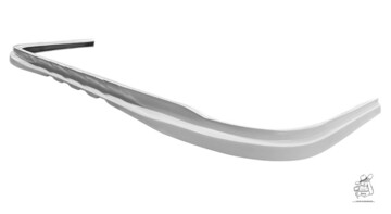 GFK Spoiler/Sto�stangenverl�ngerung passend f�r MAN TG3 ab Bj. 2020