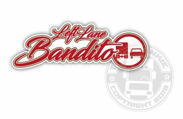 TJ Aufkleber Left Lane Bandito