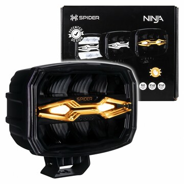 LED Scheinwerfer X-Spider "NINJA OVAL" 12/24V