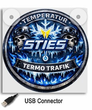 Leuchtkasten 17x17  "Termo Trafik"