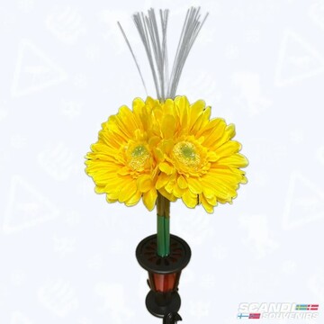 Handgemachte Deko Sonnenblume gelb