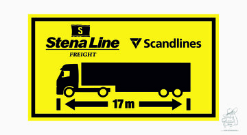 Aufkleber Stena Line klein