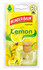 Wunderbaum Autoduft Lemon in Flakon mit Holzkappe und gelber Kordel, in Blisterverpackung.