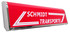 Roter Leuchtkasten f�r LKW mit wei�er Aufschrift "SCHMIDT TRANSPORTE" und silbernem Rahmen.