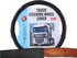Lenkradschoner in Schwarz mit Holzoptik und orangefarbenen N�hten. Verpackung: TRUCK STEERING WHEEL COVER 44-46.
