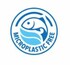 Blau-wei�es "MICROPLASTIC FREE" Symbol mit Fisch und Wellen f�r den Autosol Felgenreiniger.