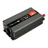 Dunkelgrauer Power Inverter 600W aus Aluminium mit 24V-Anschluss und 220V-Steckdose.