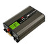 Grauer Power Inverter 1500 aus Aluminiumlegierung mit Rippenstruktur. L�fter und Anschl�sse sind sichtbar.