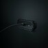 R�ckseite der schwarzen, ovalen Strands LED Positionsleuchte "GRAVITY" aus ABS mit angeschlossenem Kabel.