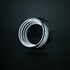 Dunkles Strands Ersatzglas f�r Pendelleuchte GEO mit leuchtenden wei�en Positionslicht-Ringen.