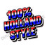DTS Aufkleber 100 Prozent Holland Style