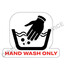 DTS Aufkleber Hand wash only