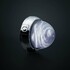Strands IZE LED Innenbeleuchtung mit Chromgeh�use, gerippter dunkler Linse, wei�em Licht und Seitenknopf. Text: FEEL THE.