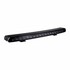 Schwarzer, gebogener Ledson EPIX21 Slim LED Lichtbalken mit Halterung.