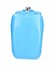 Blauer Tekson Wasserkanister aus Kunststoff mit Wasserhahn, 20 Liter Fassungsverm�gen.