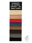 Farb-Muster - Wildlederimitat doppelt gen�ht